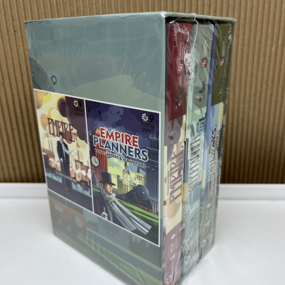 Empire Planners Board Game Bundle Capstone Games City Planner Railways Sealed